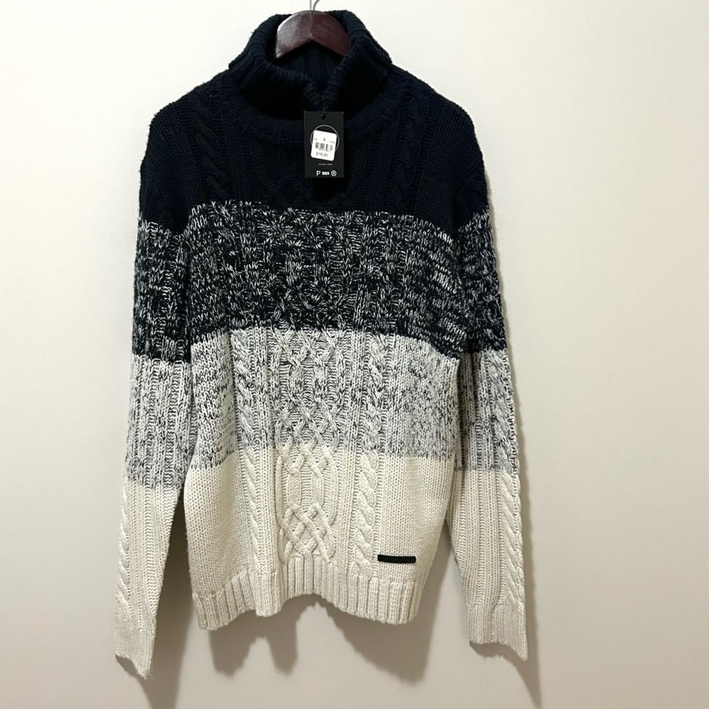 Projek Raw, Men, Turtleneck Sweater, Medium